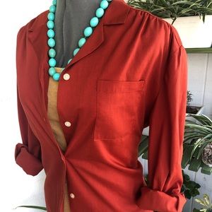 Vintage Blaire Rust Button-down shirt